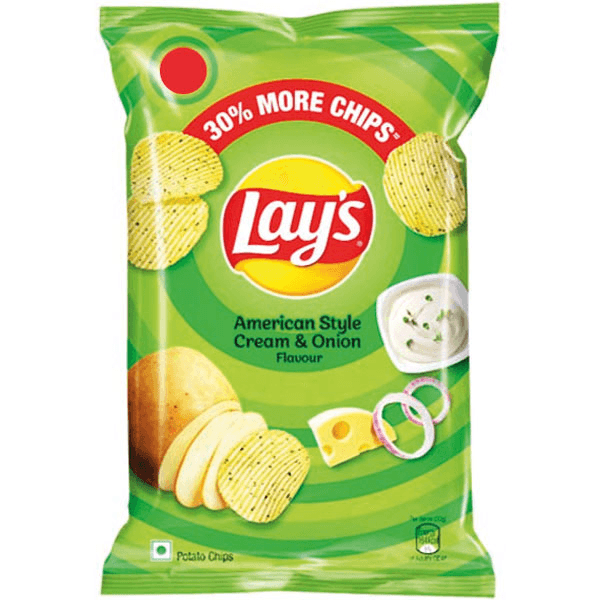 Lays American Style Cream & Onion Flavour 